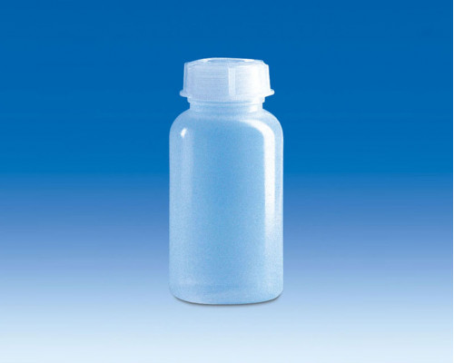 Бутыль VITLAB широкогорлая с винтовой крышкой PE-LD объем 100 мл, PE-LD (Артикул 139493)