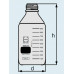 Бутыль DURAN Group 750 мл, GL45, без крышки и сливного кольца, коричневое стекло (Артикул 218065102)