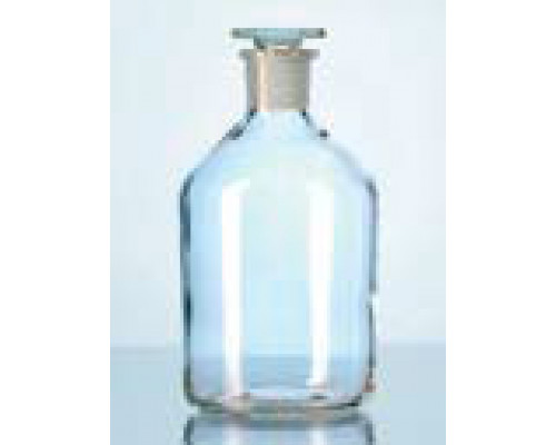 Бутыль DURAN Group 100 мл, NS14/15, узкогорлая, с пробкой, бесцветное силикатное стекло (Артикул 231652408)