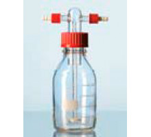 Бутыль для промывки газов DURAN Group 500 мл, GL45, с фильтрующим диском, стекло (Артикул 257040101)