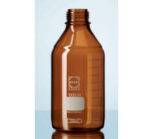 Бутыль DURAN Group 100 мл, GL45, без крышки и сливного кольца, коричневое стекло (Артикул 218062405)