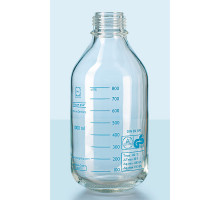 Бутыль DURAN Group 250 мл, GL45, без крышки и сливного кольца, устойчивая к давлению, бесцветное стекло (Артикул 1092234)
