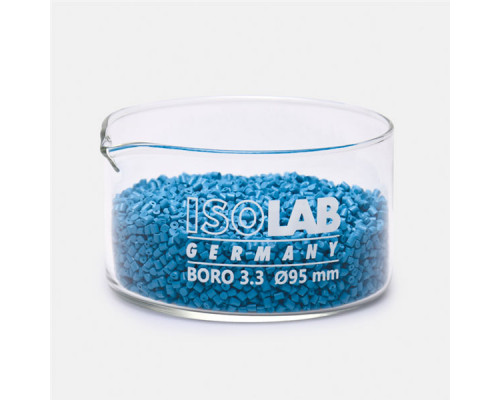 Чаша кристаллизационная ISOLAB с плоским дном, объем 110 мл, стекло (Артикул 049.05.100)