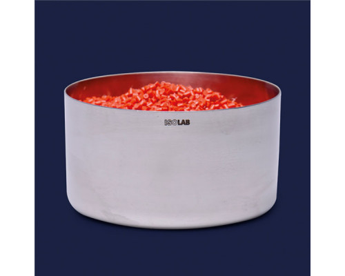 Чаша кристаллизационная ISOLAB с плоским дном, объем 150 мл, нержавеющая сталь (Артикул 049.08.085)