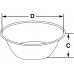 Чаша Bochem лабораторная, плоское дно, 1 л, нержавеющая сталь (Артикул 8590)