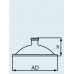 Крышка для эксикатора DURAN Group 300 мм, с отводом (NS24/29), стекло (Артикул 244206906)