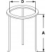 Кольцо-тренога Bochem, 210x120 мм, нержавеющая сталь (Артикул 5201)