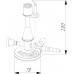 Горелка Bochem безопасная с игольчатым клапаном, пропан (Артикул 7410S)