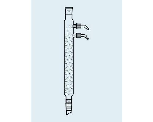 Холодильник змеевиковый DURAN Group NS24/29, длина 250 мм, с рубашкой, стекло (Артикул 242557107)