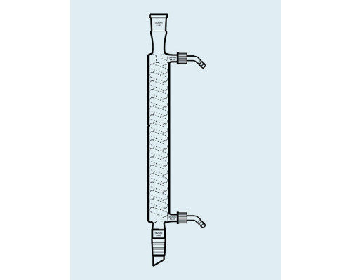 Холодильник змеевиковый DURAN Group NS24/29, длина 300 мм, с двумя отводами, стекло (Артикул 242537105)