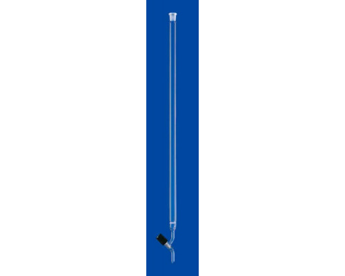 Хроматографическая колонка Lenz 100 мм, 8 мл, NS14/23, с фриттой, PTFE игольчатый кран, стекло (Артикул 5450800)