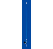 Хроматографическая колонка Lenz 200 мм, 15 мл, NS14/23, с фриттой, PTFE игольчатый кран, стекло (Артикул 5450801)