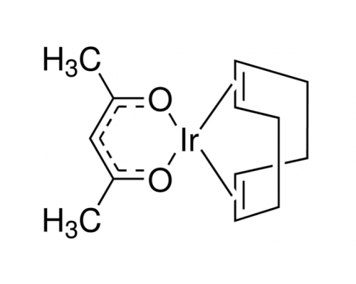 (1,5-циклооктадиен) иридий (Я) 2,4-пентандионат, Ir 48,18%, Alfa Aesar, 1 г