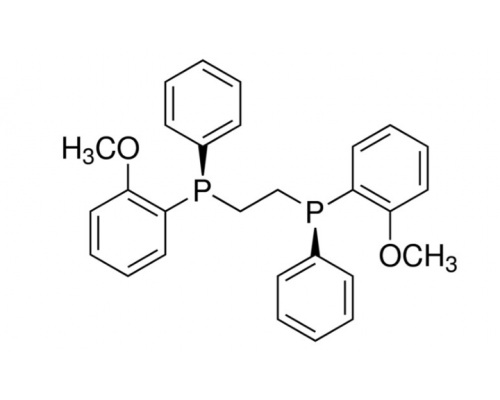 (1R,2R)-бис[(2-метоксифенил)фенилфосфино]этан, 90%, Acros Organics, 1г