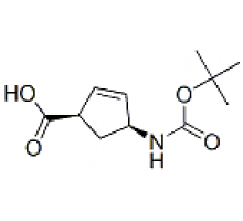 (1S,4R)-N-BOC-1-аминоциклоpent-2-ен-4-карбоновая кислота, 95%, 98% ee, Acros Organics, 250мг