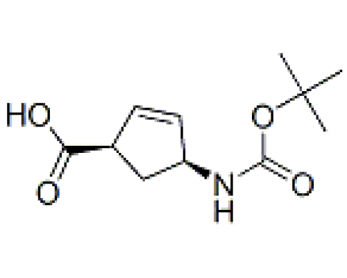 (1S,4R)-N-BOC-1-аминоциклоpent-2-ен-4-карбоновая кислота, 95%, 98% ee, Acros Organics, 5г