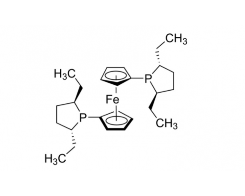 (+) -1,1 '-Бис [(2R, 5R) -2,5-диэтил-1-фосфоланил] ферроцена, 97 +%, Alfa Aesar, 1 г