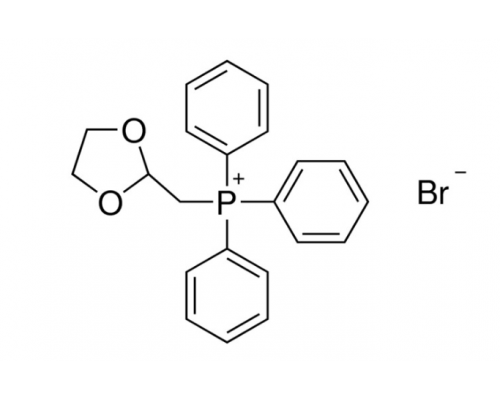 (1,3-диоксолан-2-илметил) трифенилфосфонийбромида, 98%, Alfa Aesar, 10 г