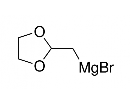 (1,3-диоксолан-2-илметил)магния бромид, 0.5M р-р в THF, AcroSeал®, Acros Organics, 100мл