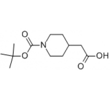 (1-BOC-пиперидин-4-ил)уксусная кислота, 97%, Acros Organics, 1г