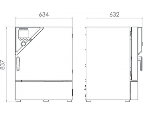 Термостат с охлаждением Binder KB 53, объём 53 литров (Артикул 9020-0199)