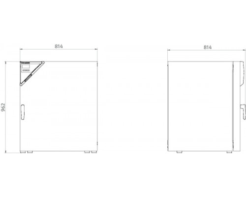 Инкубатор Binder BF 240, 257 л, Avantgarde.Line, с принудительной конвекцией (Артикул 9010-0353)