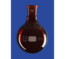 Колба круглодонная Lenz 500 мл, NS29/32, коричневое стекло (Артикул 3003158)