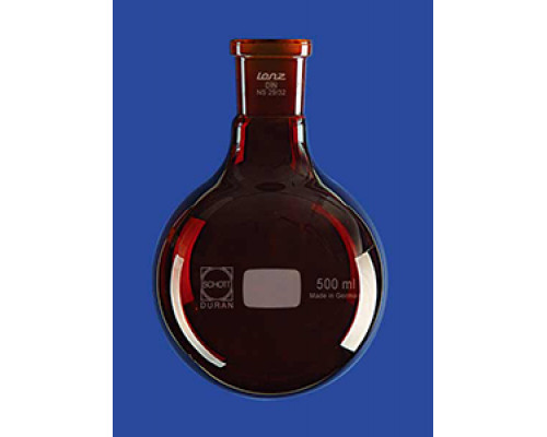 Колба круглодонная Lenz 1000 мл, NS29/32, коричневое стекло (Артикул 3003170)