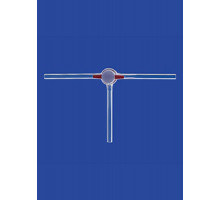 Кран трехходовой Lenz NS14,5, диаметр отверстия 2,5 мм, PTFE (Артикул 2541402)