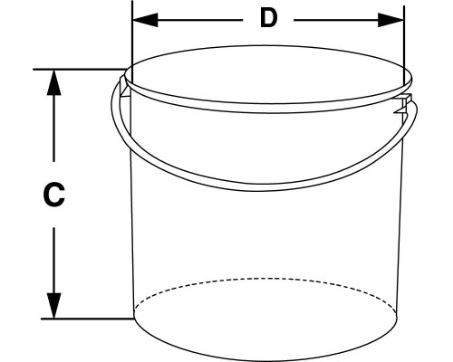 Контейнер Bochem с крышкой и ручкой, 2 л, нержавеющая сталь (Артикул 8301)