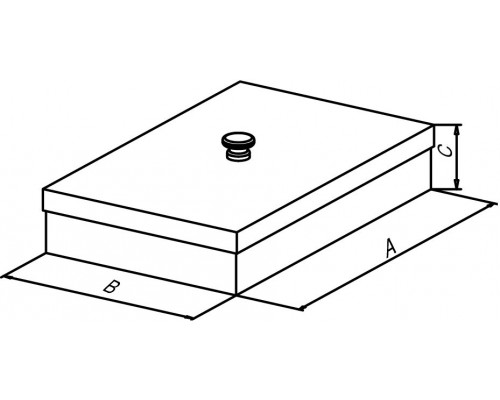 Лоток Bochem для инструментов с крышкой с ручкой, размеры 500x200x80, нержавеющая сталь (Артикул 8717)