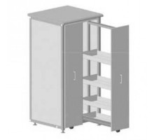 Шкаф 2 выдвижные вертикальные секции 640x630x1350 ЛС СМ