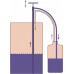 Насос для бочек газонепроницаемый Bürkle PP с 2 резьбовыми адаптерами ¾" с прижимными гайками (Артикул 5610-1040)