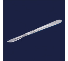 Ручка скальпеля ISOLAB № 2, длина 130 мм, нержавеющая сталь (Артикул 048.50.002)
