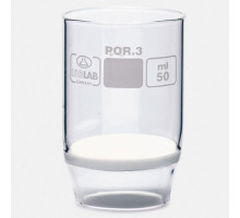 Тигель фильтрующий ISOLAB 50 мл, Ø 40 мм, тип 2D, пористость 1, стекло (Артикул 043.02.051)