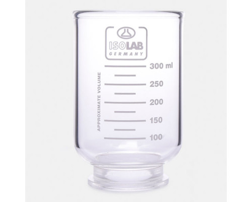 Фильтр-воронка ISOLAB для вакуумной фильтрации, 300 мл, стекло (Артикул 043.03.003)