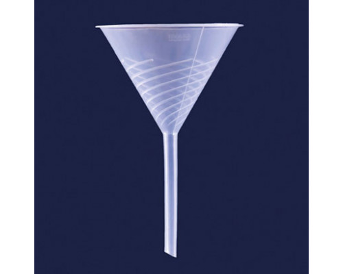Воронка рифлёная ISOLAB, диаметр 100 мм, PP (Артикул 041.05.100)