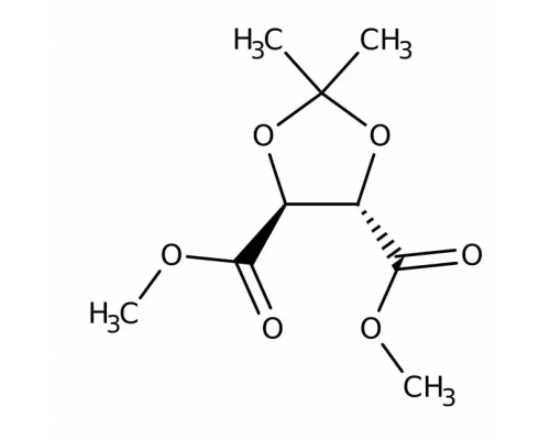 (+)-диметил 2,3-O-изопропилиден-D-тартрат, 97%, Acros Organics, 10мл