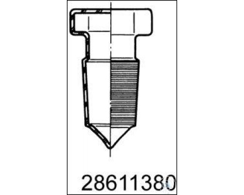Пробка DURAN Group шлиф NS14/23, шестиугольная, стекло (Артикул 286115406)