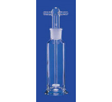 Склянка для промывки газов Lenz 250 мл, со стеклянным оливами, c фильтром, пористость 0 (Артикул 5510049)