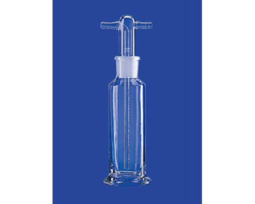 Склянка для промывки газов Lenz 250 мл, со стеклянным оливами, без фильтра (Артикул 5500549)