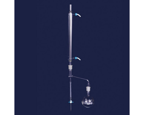 Аппарат Дина-Старка ISOLAB для определения воды, объем 500 мл, длина холодильника 400 мм, стекло (Артикул 065.70.001)