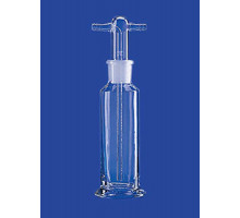 Склянка для промывки газов Lenz 100 мл, со стеклянным оливами, без фильтра (Артикул 5500537)