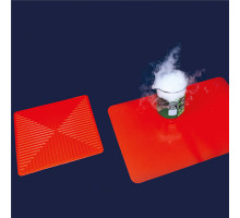 Коврик защитный ISOLAB для лабораторного стола, 340 x 340 мм, рифленая поверхность, силикон (Артикул 080.66.006)