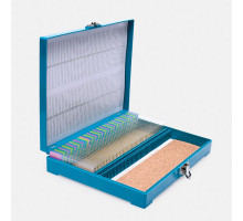 Коробка ISOLAB для 100 предметных стекол, со стальным замком, оранжевая (Артикул 076.02.012O)