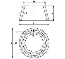 Набор прокладок Guko Deutsch&Neumann, диаметры 21-89 мм, цвет серый (Артикул 2010181)