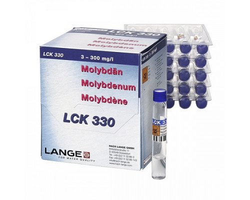 LCK330 кюветный тест для определения молибдена 3-300 мг/л Mo, 24 теста