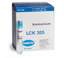 LCK 305 кюветный тест для определения аммония 1,0-12,0 мг/л NH₄-N, 25 тестов