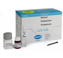 LCK 228 кюветный тест для определения калия, 5-50 мг/л K, 25 тестов