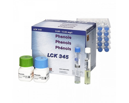 LCK 345 кюветный тест для определения фенолов 0,05-5,0 мг/л, 24 теста